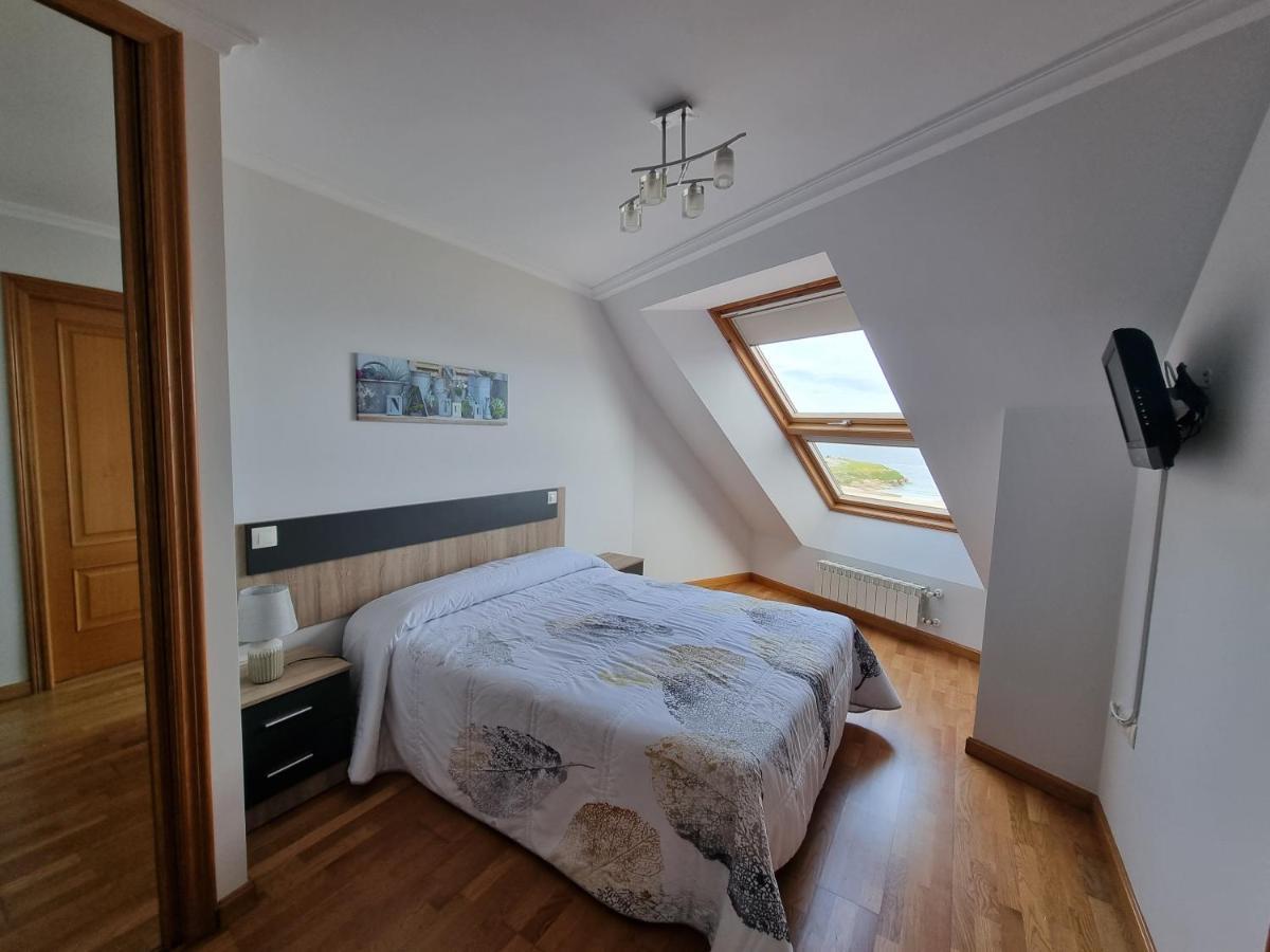 Duplex 4 Dormitorios En Playa Rapadoira Foz Bagian luar foto