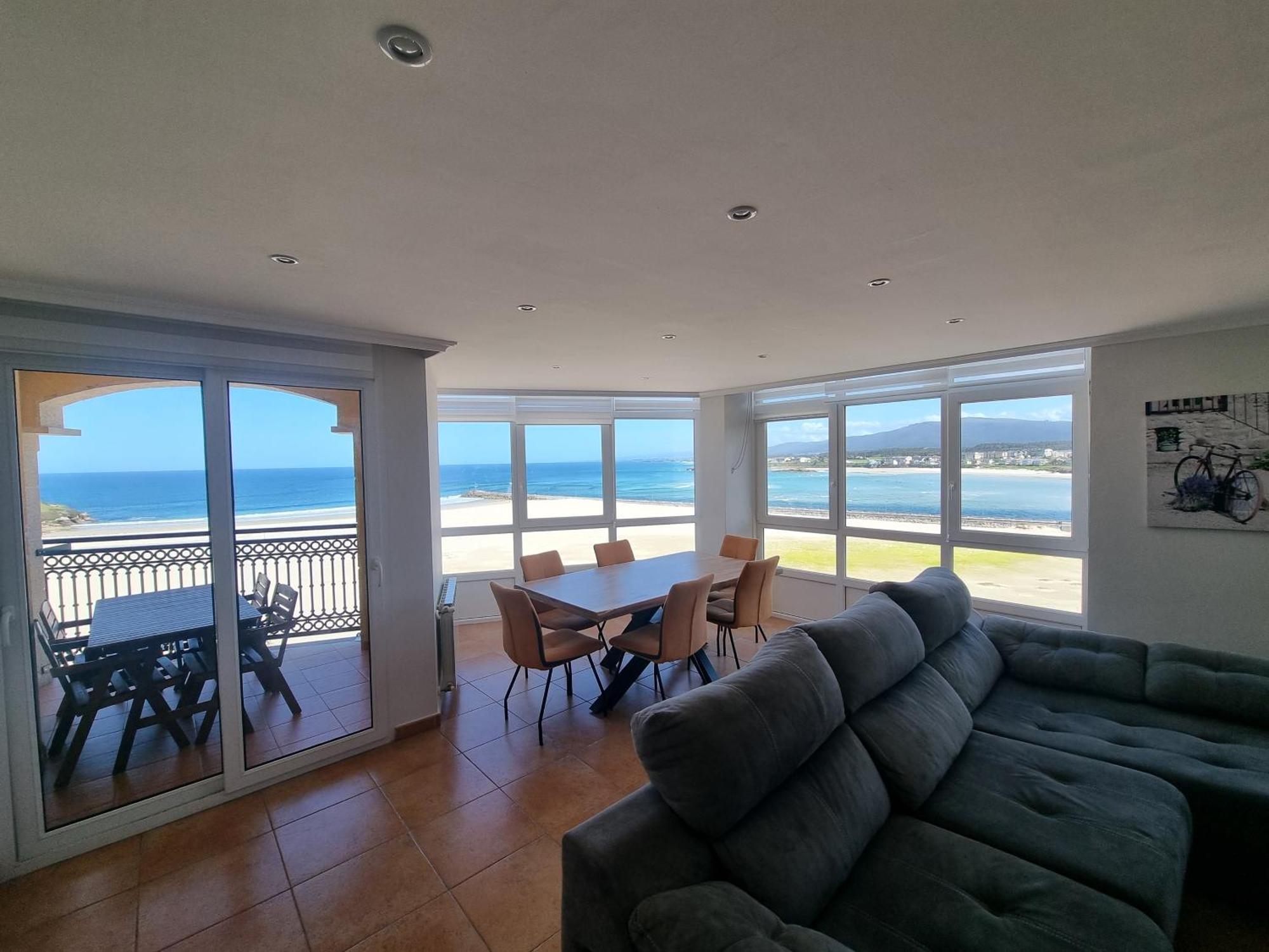 Duplex 4 Dormitorios En Playa Rapadoira Foz Bagian luar foto